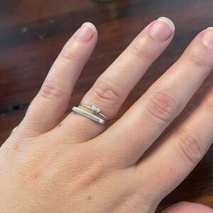 Catbird various stacking rings size 7, gold and sterling silver